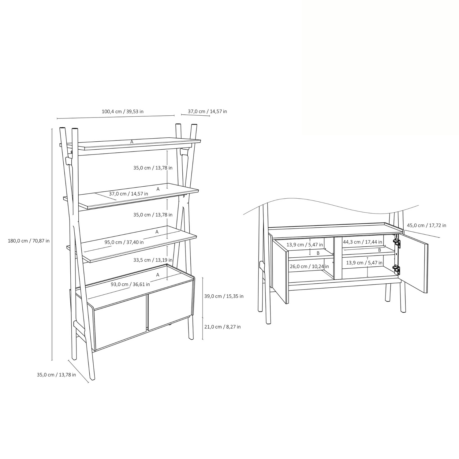Dane Shelving Unit