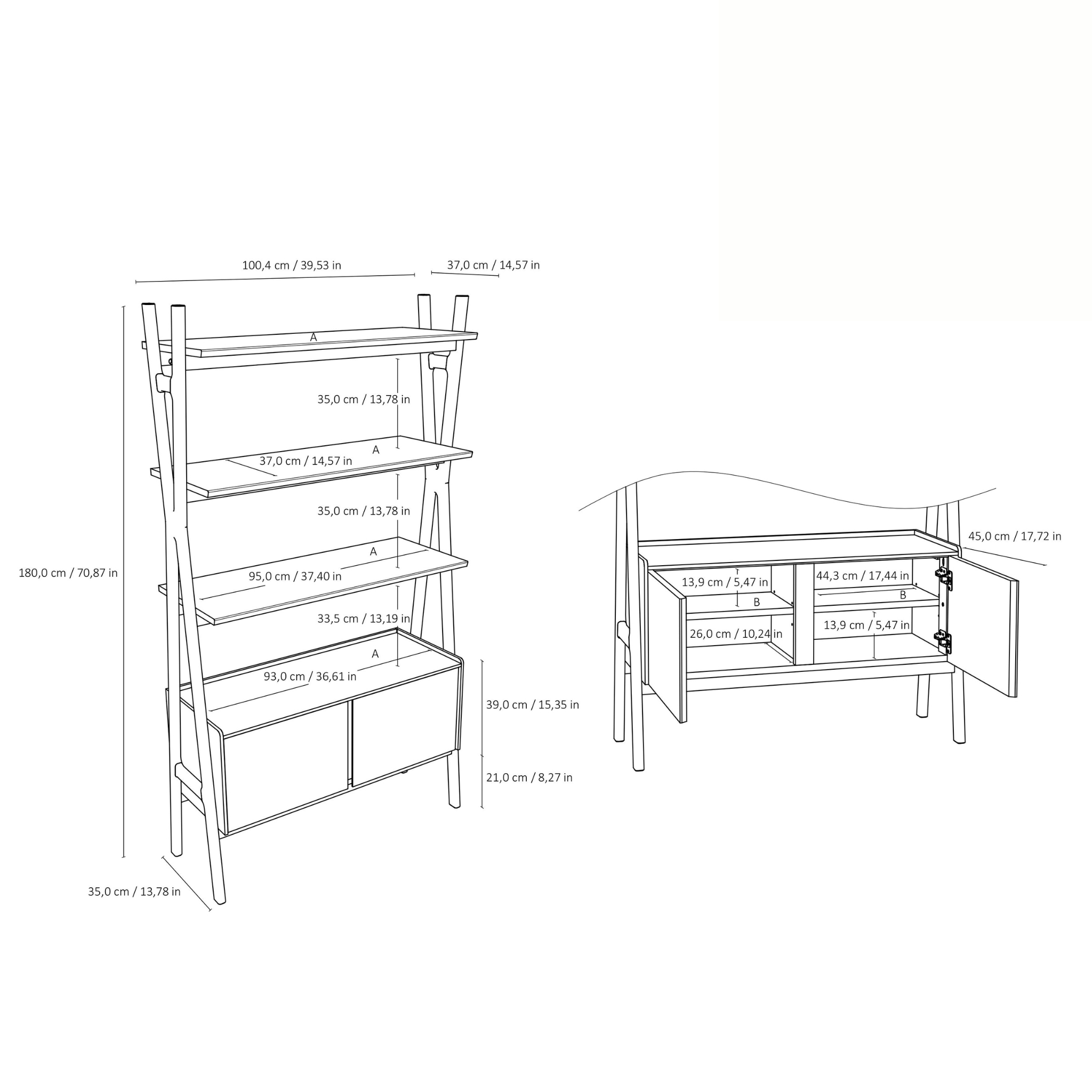 Dane Shelving Unit