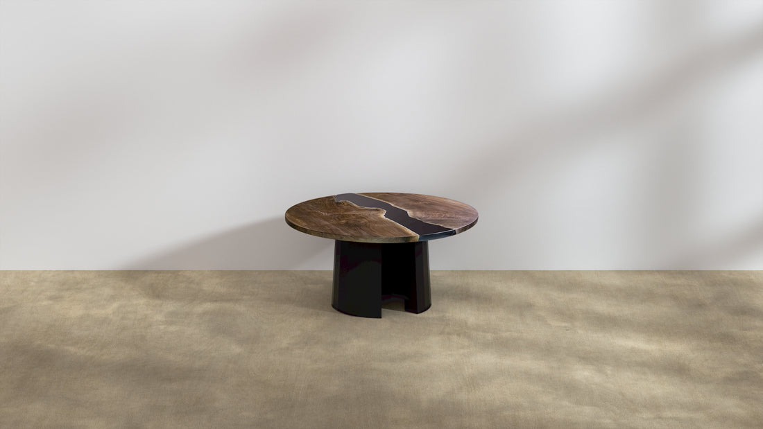 Sora Round River Dining Table