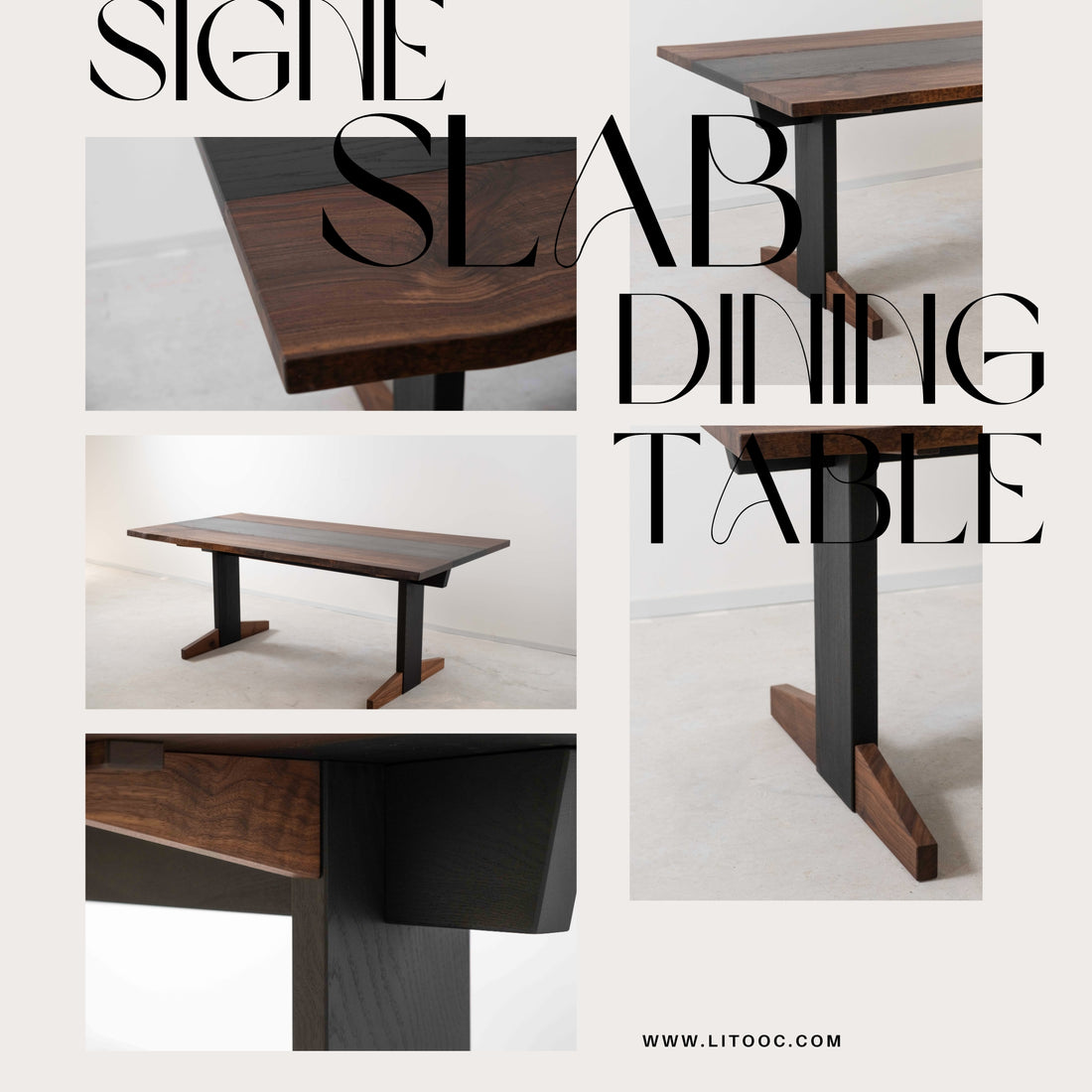 Signe Slab Dining Table