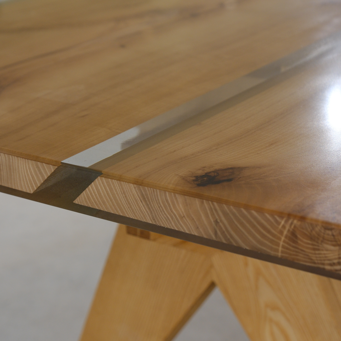 Kenz Epoxy Slab Dining Table