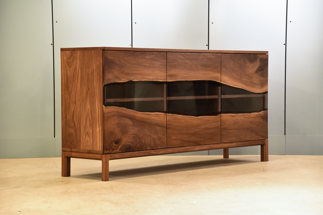 Lawrence River Epoxy Door Sideboard